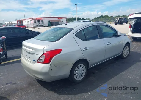 2012 Nissan Versa 1.6 Sv z USA, uszkodzony, nr VIN 3N1CN7AP5CL815355
